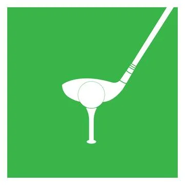 Golf icon design Stock Illustration