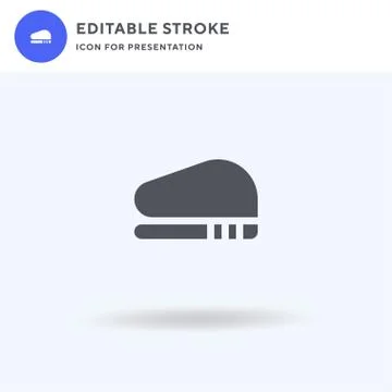 Golf icon vector, filled flat sign, solid pictogram isolated on white, logo i Ilustración de archivo