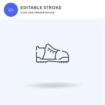 Golf icon vector, filled flat sign, solid pictogram isolated on white, logo Stock Illustration