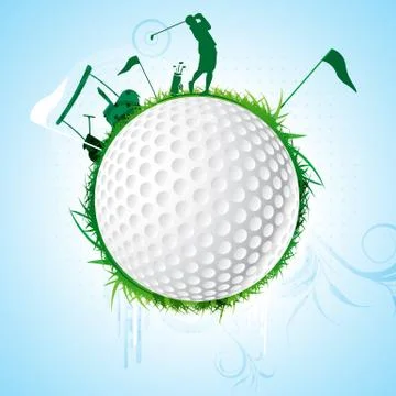 Golf Illustrazione stock