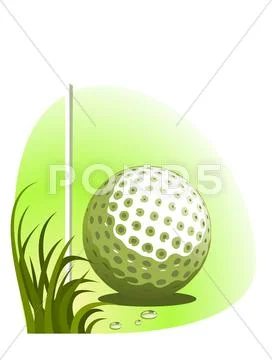 Golf illustration Stock Illustration