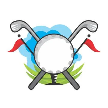 Golf illustration Stock Illustration