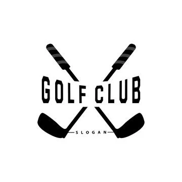 Golf icon. golf clubs or sticks with ball. Vector illustration