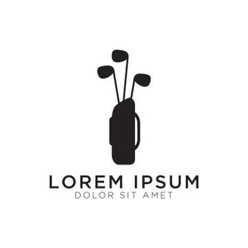 Golf logo design template Stock Illustration