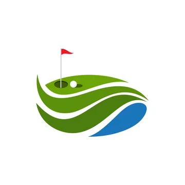 Golf Logo Template vector illustration Stock Illustration