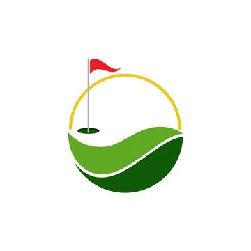 Golf Logo Template vector illustration Stock Illustration