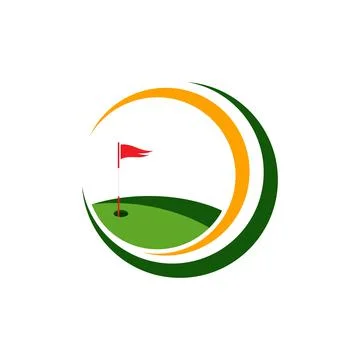 Golf Logo Template vector illustration Stock Illustration