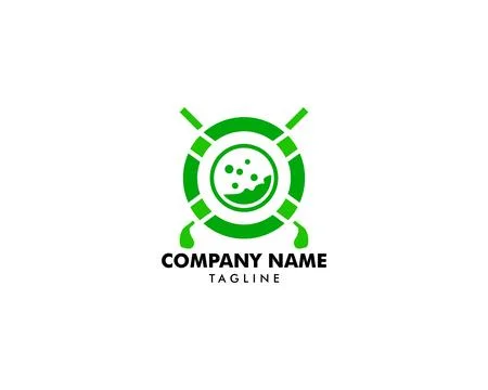 Golf Logo Template vector illustration icon design Stock Illustration