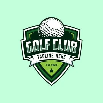 Golf logo vector template design Stock Illustration