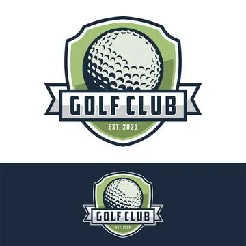 Golf logo vector template design Illustrazione stock