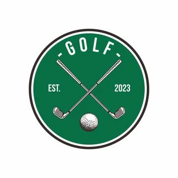 Golf logo vector template design Stock Illustration