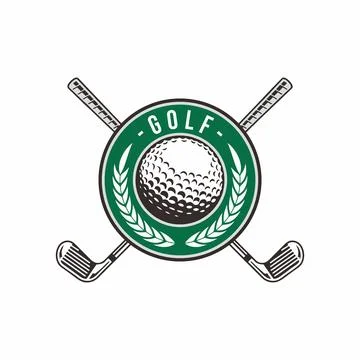 Golf logo vector template design Stock Illustration