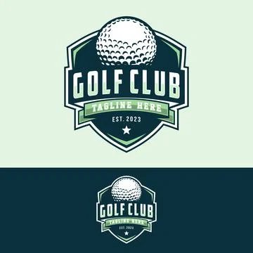 Golf logo vector template design Stock Illustration