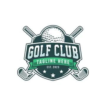Golf logo vector template design Stock Illustration