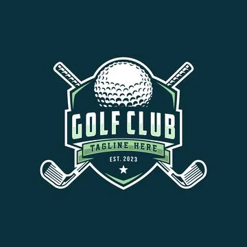 Golf logo vector template design Stock Illustration
