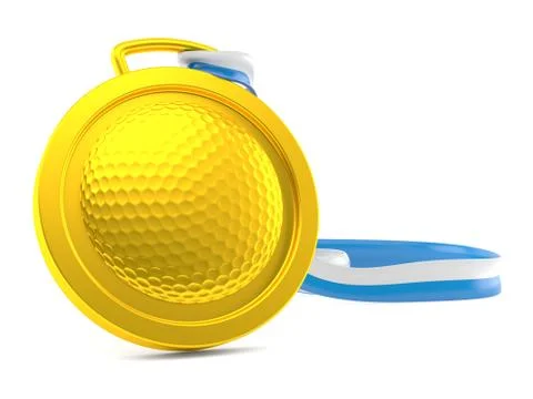 Golf medal Stock Illustration