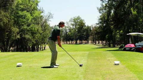 Golf men2 Stock Photos