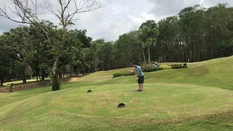 Golf in Phuket Stock Footage 89508747