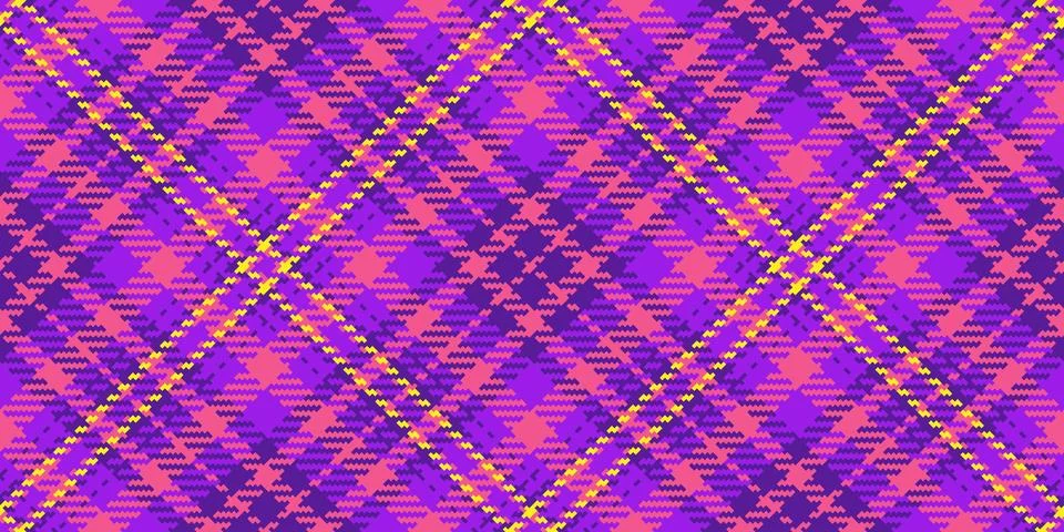 Golf plaid check vector, december background texture textile. Smooth seamle.. Stock Illustration