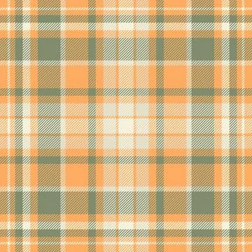 Golf plaid texture background, gold fabric seamless check. Wide pattern vec.. Stock Illustration