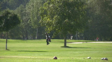 Golf play Stock Footage 583080
