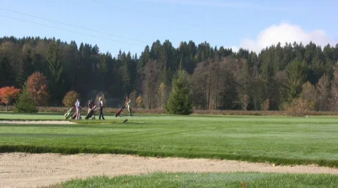 Golf play Stock Footage 590794