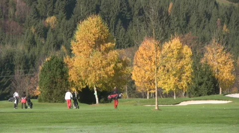 Golf play Stock Footage 591289