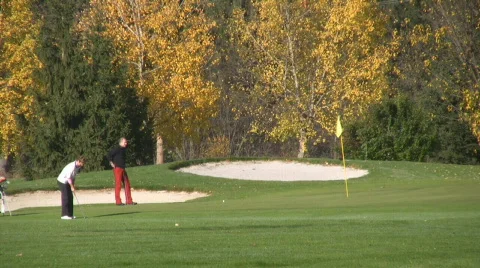 Golf play Stock Footage 591311