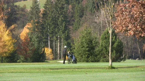 Golf play Stock Footage 591409