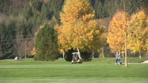 Golf play Stock Footage 593877