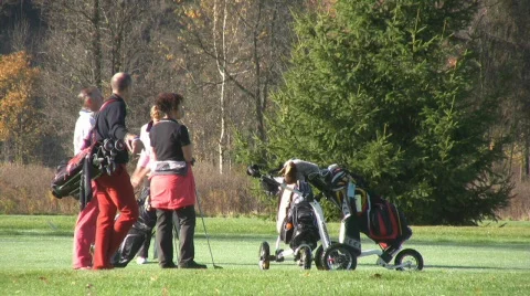 Golf play Stock Footage 594068