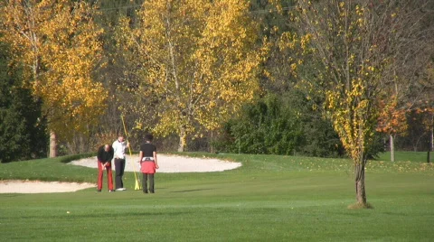 Golf play Stock Footage 594185