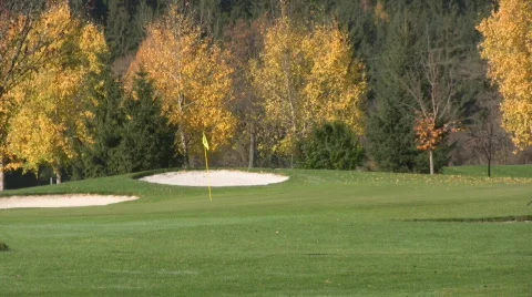 Golf play Stock Footage 594435