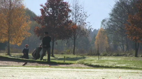 Golf play Stock Footage 594472