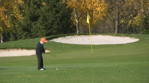 Golf play Stock Footage 594576