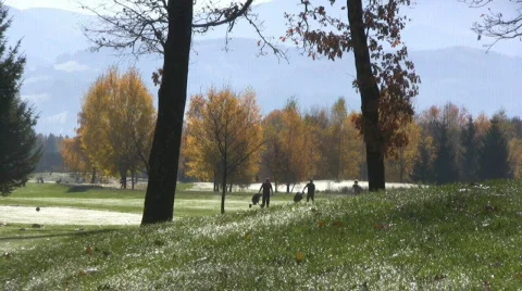 Golf play Stock Footage 594684