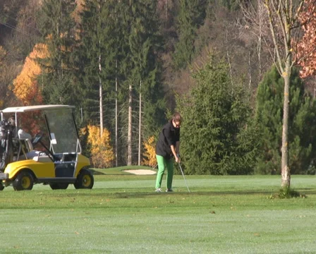 Golf play Stock Footage 1044628