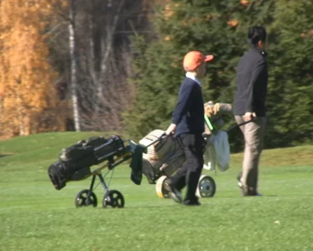 Golf play Stock Footage 1045048