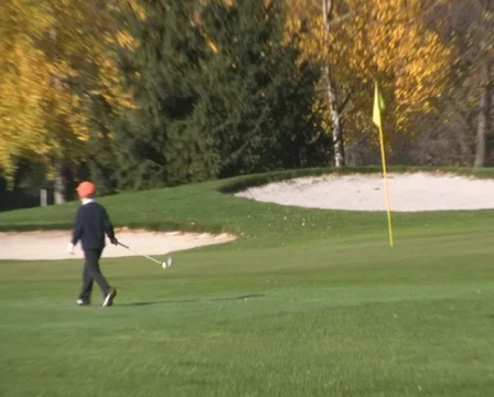 Golf play Stock Footage 1045065
