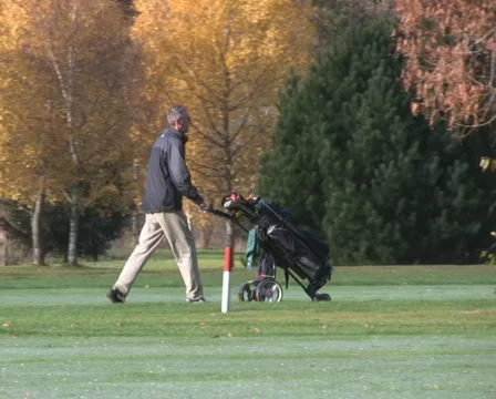 Golf play Stock Footage 1045113