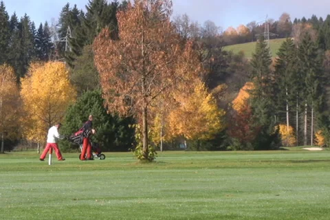 Golf play Stock Footage 1045722