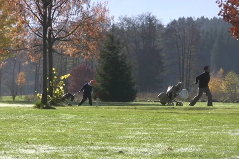 Golf play Stock Footage 1046275