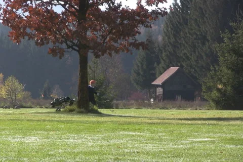 Golf play Stock Footage 1046287