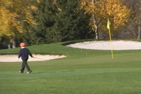 Golf play Stock Footage 1046367