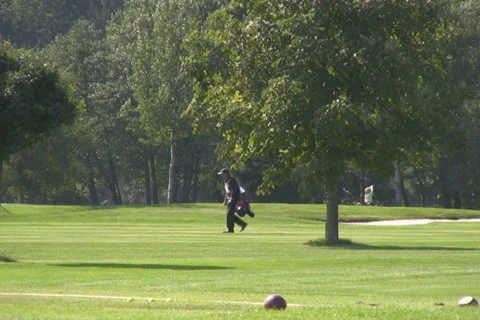 Golf play Stock Footage 1047122