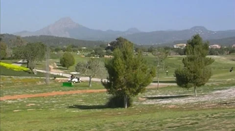 Golf play Video stock 8760663