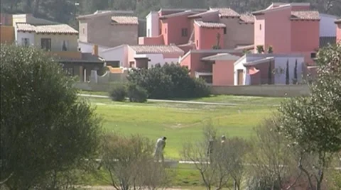 Golf play Stock Footage 8760823