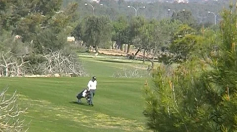 Golf play Video stock 8760861