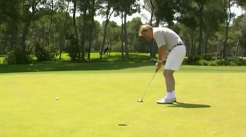 Golf play Stock Footage 8760917