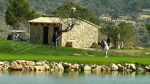 Golf play Stock Footage 8760919